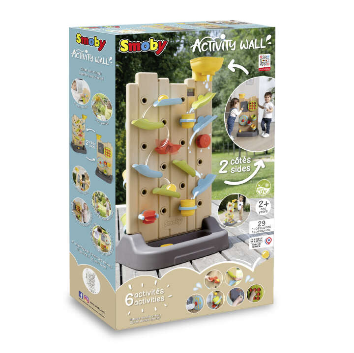 Smoby Activity Wall 6-in-1 Wasser- und Geschicklichkeitsspiele